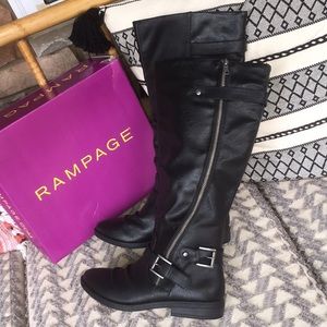 Rampage Tall Boots Wide Calf